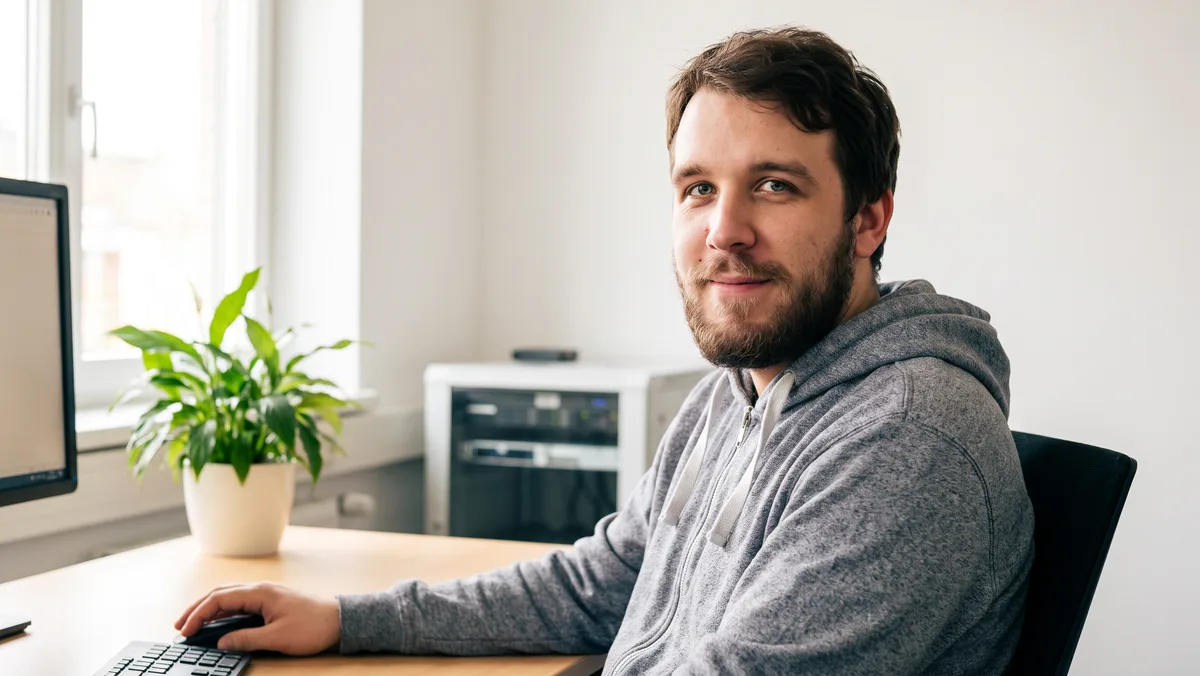 Philipp Hesse, IT-Systemintegrator bei Comnic-IT aus Oranienburg